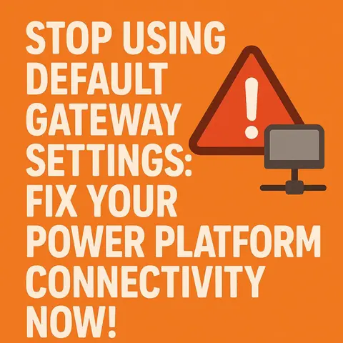 Configure the Power Platform Data Gateway for Reliable Connectivity
