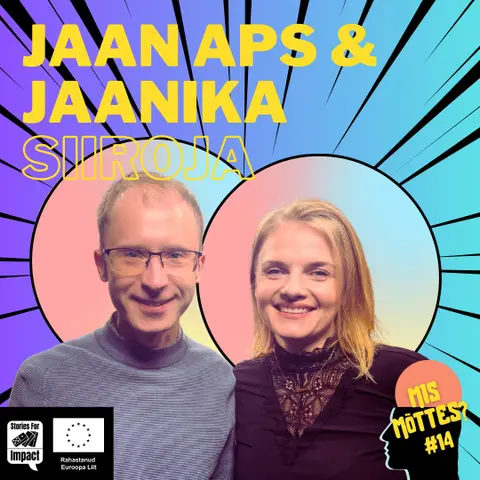 #14: Tiimi pihitool: põletavamad, puudutavamad ja mõjusamad küsimused "Mis mõttes?" podcasti kaadri tagant│Jaan Aps ja Jaanika Siiroja