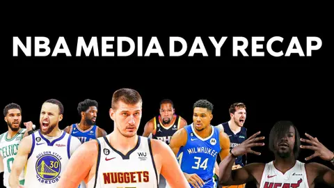 NBA MEDIA DAY IS HERE!