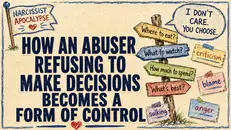 How an Abuser Refusing to Make Decisions Becomes a Form of Control