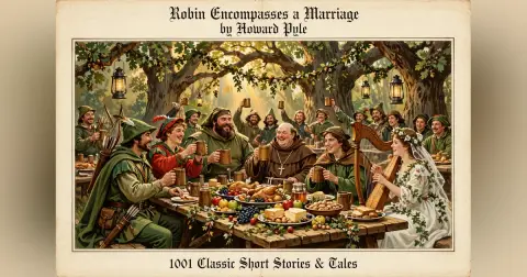 ROBIN HOOD COMPASSES A MARRIAGE by HOWARD PYLE
