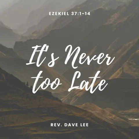 It's Never Too Late