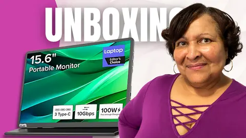 Plugable USB C Portable Monitor (Unboxing)