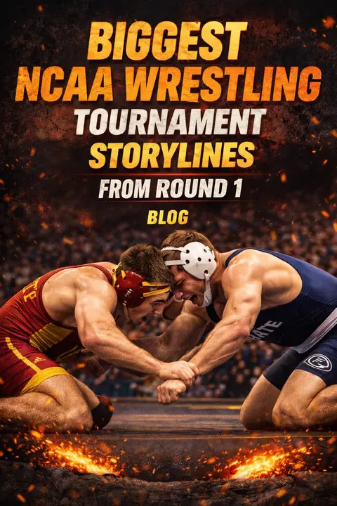 Penn State Rolls, Brackets Break, and the Pretenders Get Exposed: NCAA Wrestling Championships Round 1 Recap