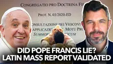 1230: Did Pope Francis Lie? Latin Mass Report VALIDATED – Dr. Taylor Marshall