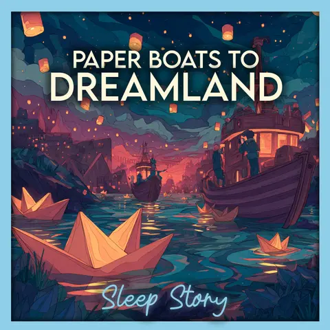 Paper Boats to Dreamland | Sleep Stories for Adults, Cozy Bedtime Story for Grown Ups, Deep Sleep Narration for Stress Relief Aid