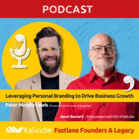 Peter Murphy Lewis with Jason Barnard on Fastlane Founders And Legacy. Personal Branding in Business