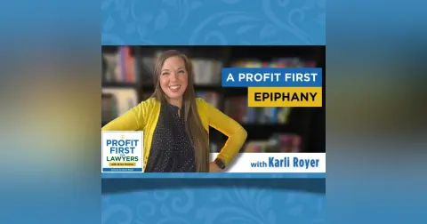 A Profit First Epiphany