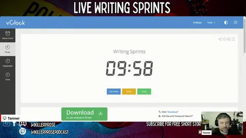 Live Writing Sprints