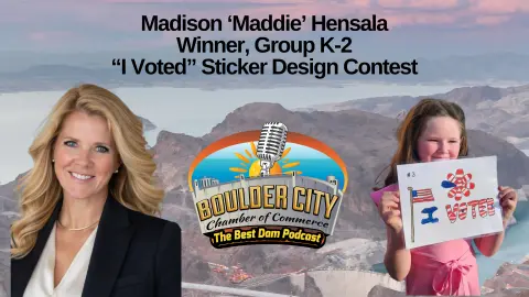 Madison 'Maddie' Hensala: Winner, Group K-2 “I Voted” Sticker Design Contest