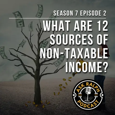 What are 12 sources of non-taxable income?