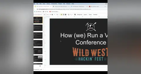Webcast: How (we) Run a Virtual Conference and How You Can, Too
