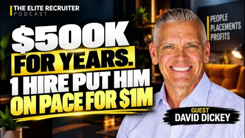 $500K Years To On Pace For $1M: The 1 Hire That Freed Him Up | David Dickey