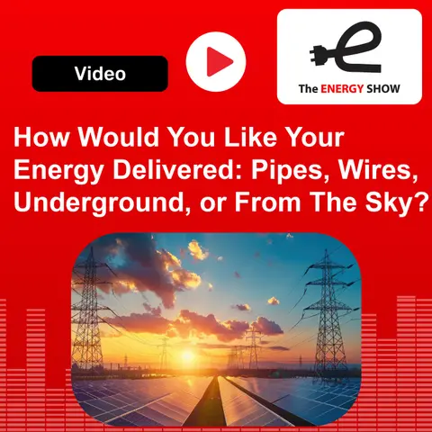 How Would You Like Your Pizza Delivered: Pipes, Wires, Underground, or From The Sky?