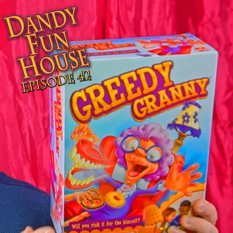 GREEDY GRANNY – History, Unboxing, Assembly and Game Play! – Dandy Fun House episode 42