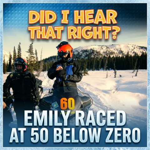 Emily raced at 50 below zero