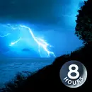 Thunder and Lightning Rain Sounds on Ocean waves 8 Hours I Storm White Noise for Sleep