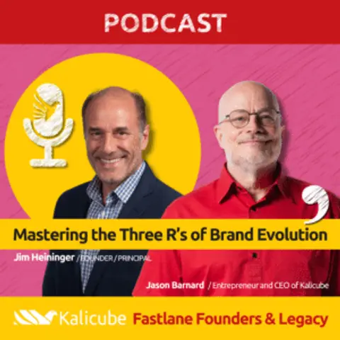 Jim Heininger with Jason Barnard on Fastlane Founders And Legacy. The Three R’s of Brand Evolution