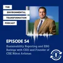 Sustainability Reporting and ESG Ratings with CEO and Founder of CSE Nikos Avlonas.