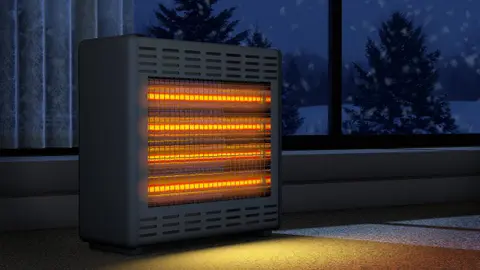 Sleeping White Noise Heater & Winter Wind Sounds