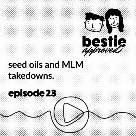 seed oils and MLM takedowns.