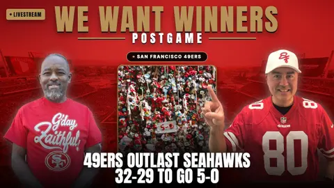 49ers Outlast Seahawks 32-29 to Go 5-0: Purdy to Evans in Crunch Time | We Want Winners