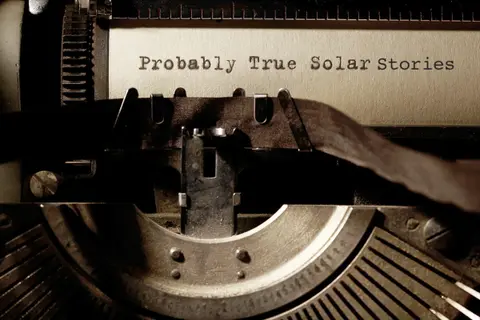 Why I'm writing fake solar stories