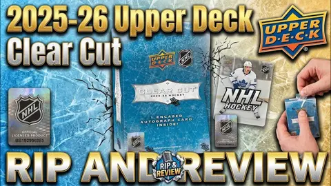 2025-26 Upper Deck Clear Cut Hockey Rip and Review