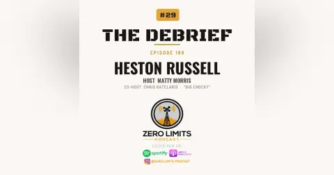 THE DEBRIEF #29 Veteran Games - Hosted by Zero Limits Podcast Matty Morris with cohost Chris Katelaris aka Big Chocky with former guest Ep.188 Heston Russell