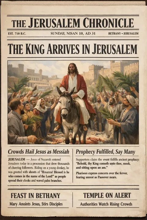 What Happened Today (Sunday) Almost 2000 Years Ago