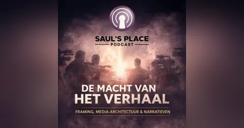Saul’s Place Podcast #294 | De Macht van het Verhaal- hoe framing, media‑architectuur en narratieven levens vormen — en vervormen
