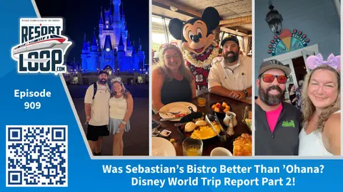 Was Sebastian’s Bistro Better Than ’Ohana? | Disney World Trip Report Part 2! [Ep.909]