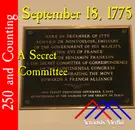 September 18, 1775: A Secret Committee