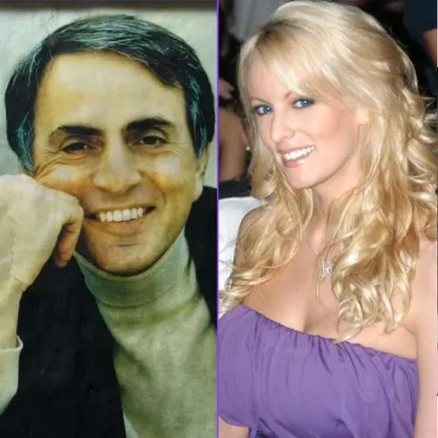 Carl Sagan and Stormy Daniels: Workplace gems?