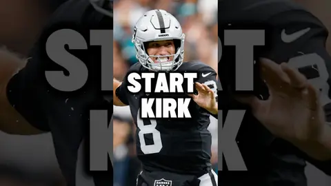 Kirk Cousins Is ROLLING 🔥 | MUST START + Brock Bowers