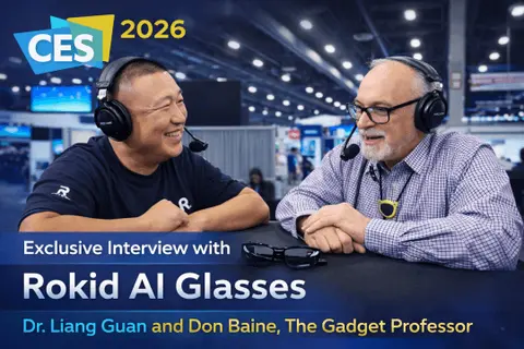Rokid AI Glasses Explained | Live at CES 2026 with Dr. Liang Guan #775