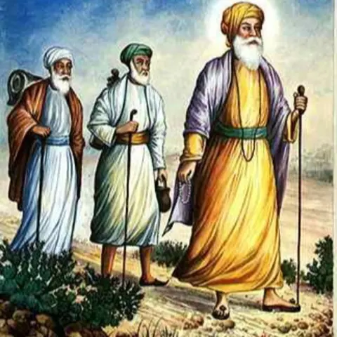 Guru Nanak, the Great Sikh Saint, talks about Meditating in the Court of the Lord