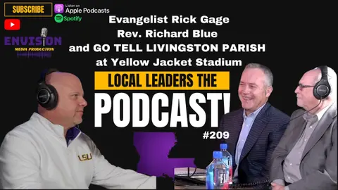 Rick Gage and The GO TELL Livingston Parish Crusade coming to Yellow Jacket Stadium