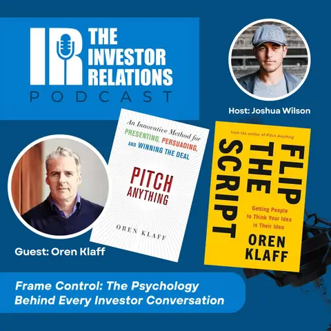 Frame Control: The Psychology Behind Every Investor Conversation — Oren Klaff