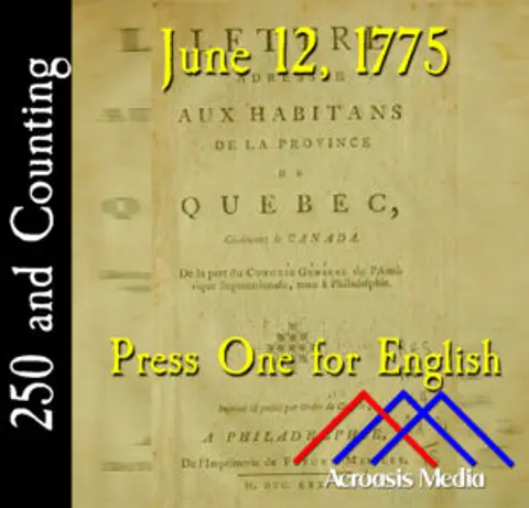 June 12, 1775: Press One for English