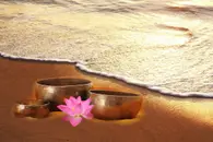 Healing Tibetan Singing Bowl Alpha Meditation By The Ocean