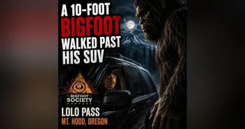 A 10-Foot Bigfoot Walked Past His SUV At Lolo Pass