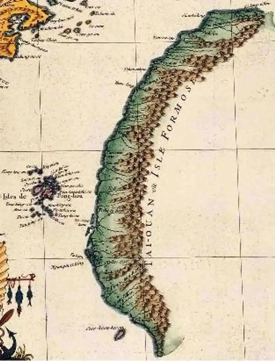 1735年法國人所繪臺灣地圖_Map_of_Government-controlled_Taiwan_-_Formosa_by_French.jpg
