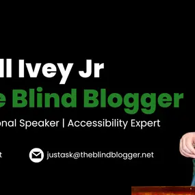 The Blind Blogger Maxwell Ivey Profile Photo