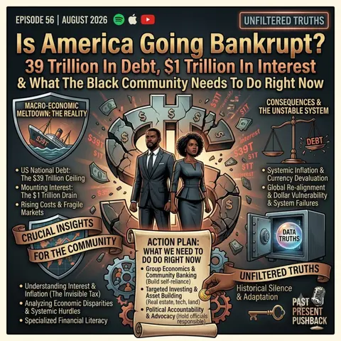 Is America Going Bankrupt? $39 Trillion In Debt, $1 Trillion In Interest & What The Black Community Needs To Do Right Now