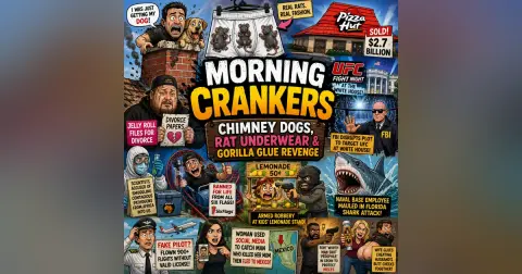 182: Morning Crankers: Chimney Dogs, Rat Underwear & Gorilla Glue Revenge