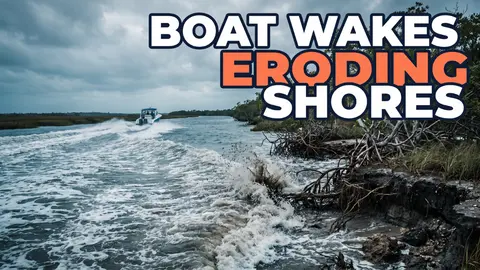 Boat Wake Erosion Explained: The Coastal Threat With Nothing to Do With Climate Change