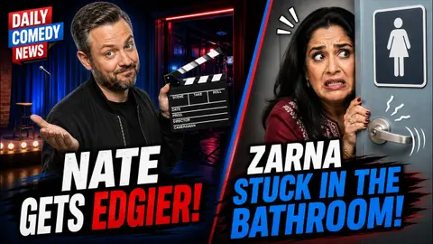 Nate Bargatze gets edgier! Zarna Garg stuck in bathroom!
