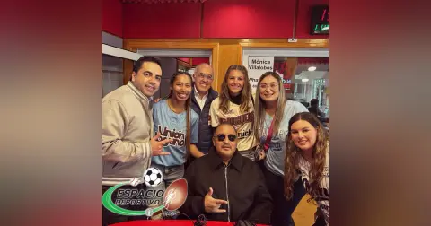 comenzando la semana con una hermosa visita en la cabina de  Espacio Deportivo de la Tarde 19 de enero 2026