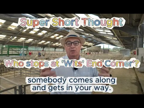 Who Waits at Wit's End Corner? | Mark 5 | Super Short Thought